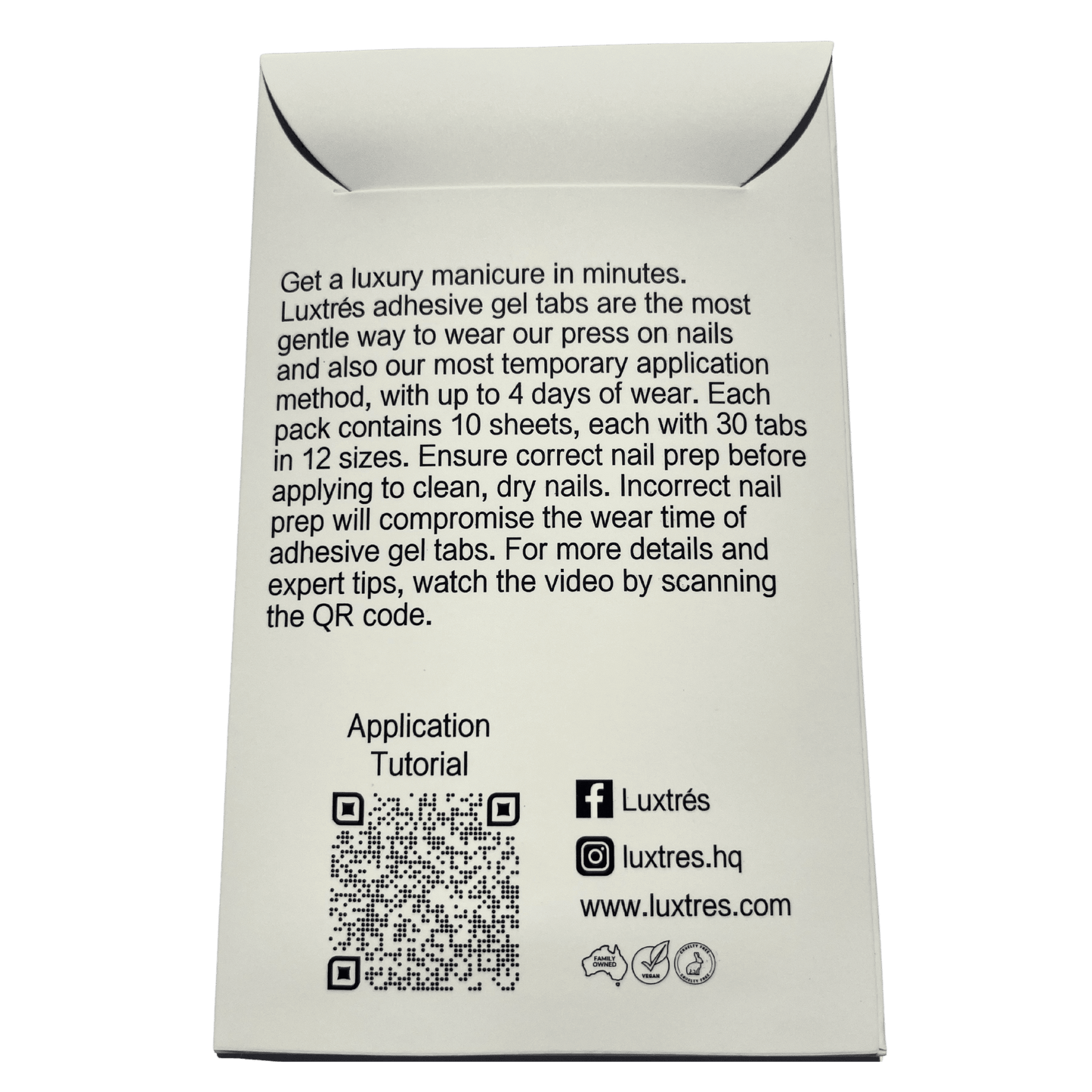 Luxtrés Adhesive Gel Tabs