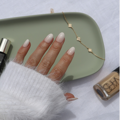 Ombre Marshmallow in Short Round