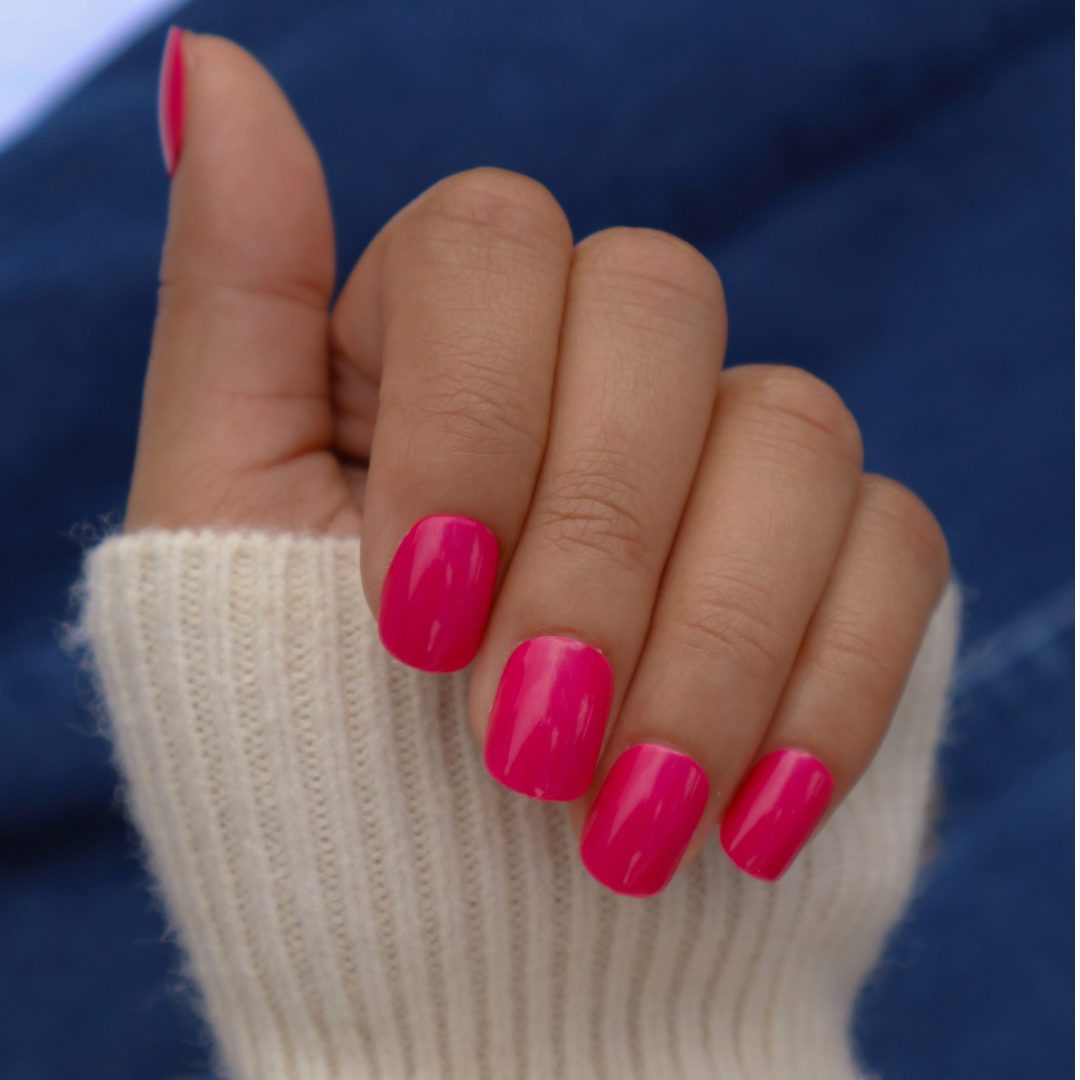 Annie's Pink in Extra Short Square