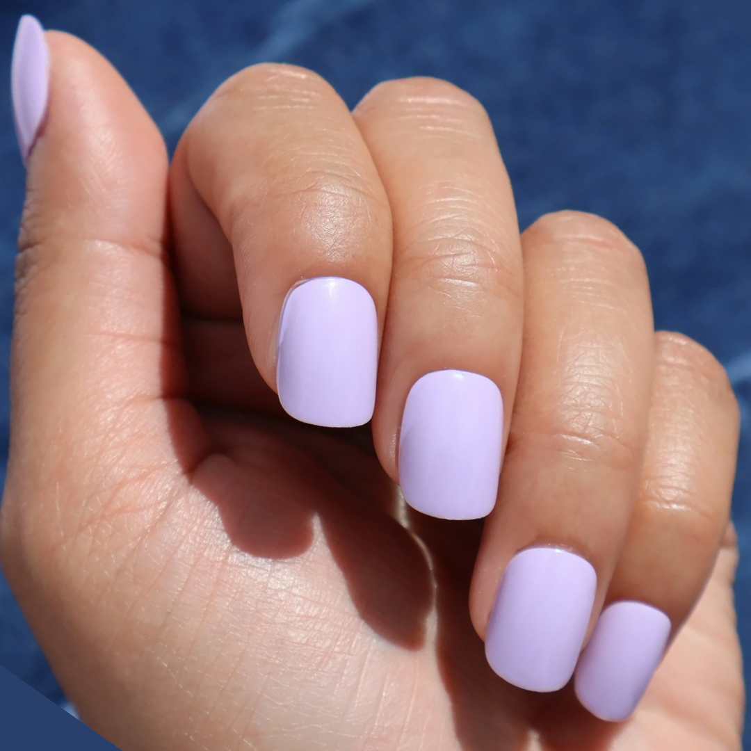 Pale Lilac in Extra Short Square