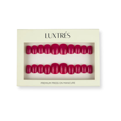 Annie's Pink in Extra Short Square