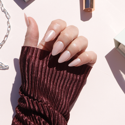 Peony Glaze in Short Almond