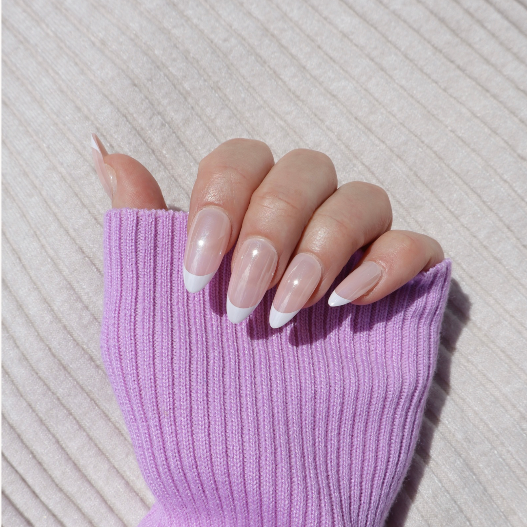 French Nude Chrome in Medium Almond