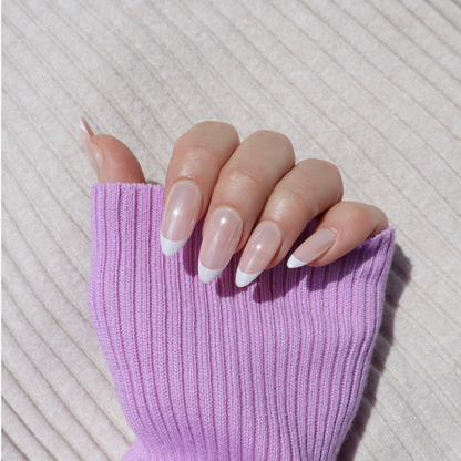 French Nude Chrome in Medium Almond