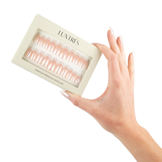 French Nude Chrome in Medium Almond