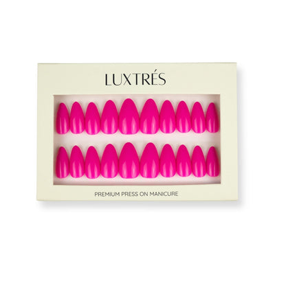 Fuchsia Funhouse in Medium Almond