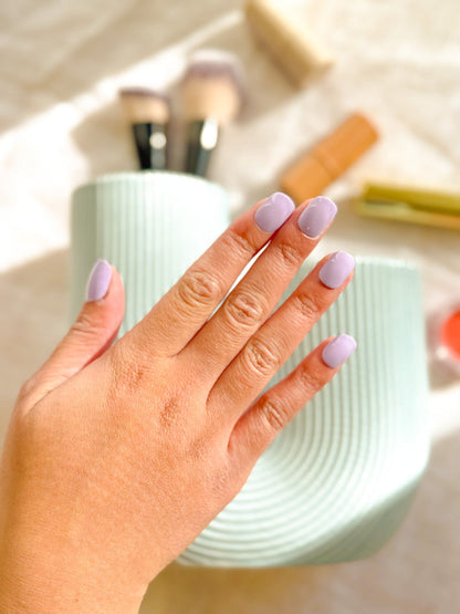 Pale Lilac in Extra Short Square