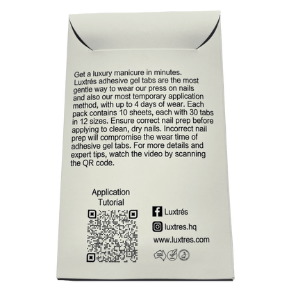 Luxtrés Adhesive Gel Tabs