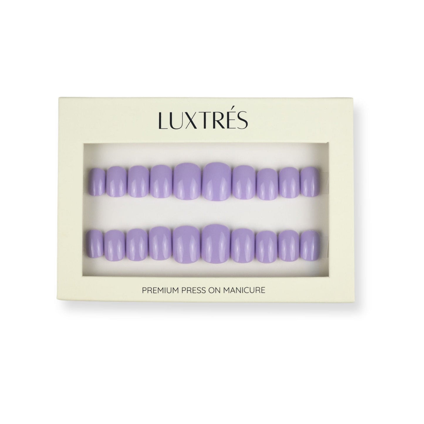 Pale Lilac in Extra Short Square