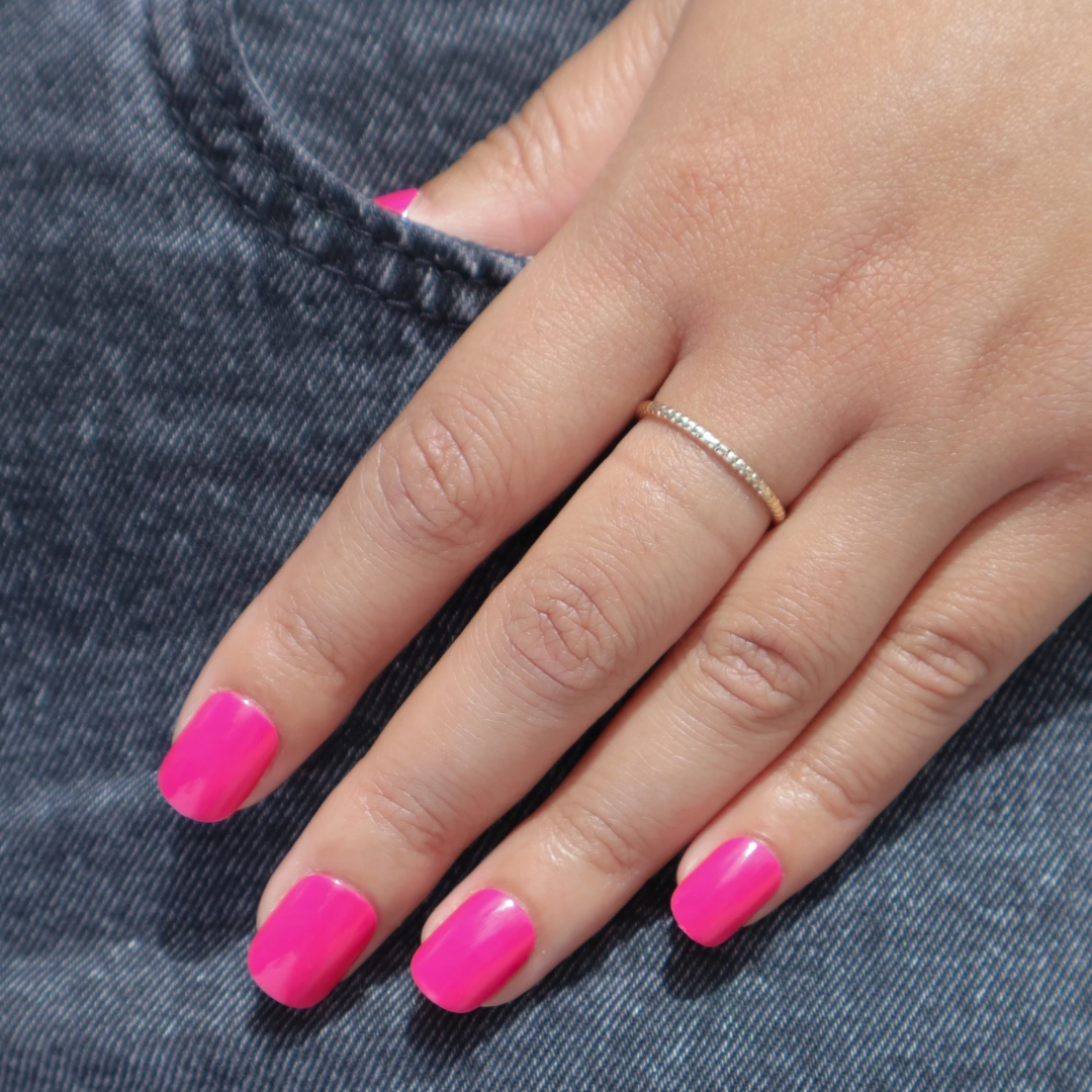 Annie's Pink in Extra Short Square