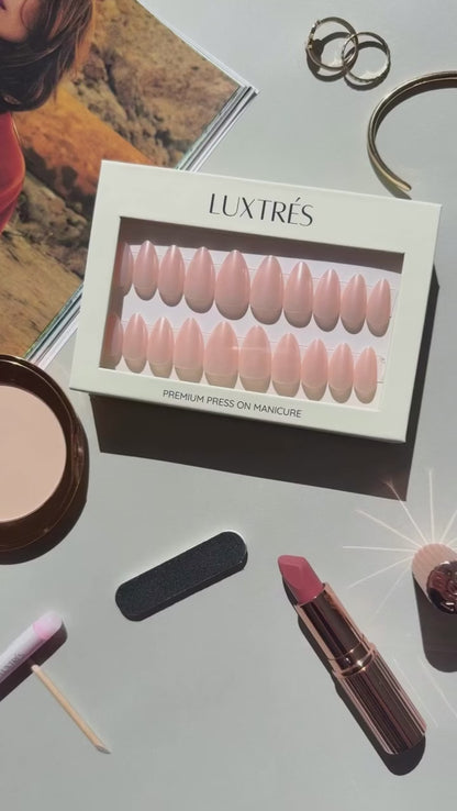 Peony Glaze in Short Almond