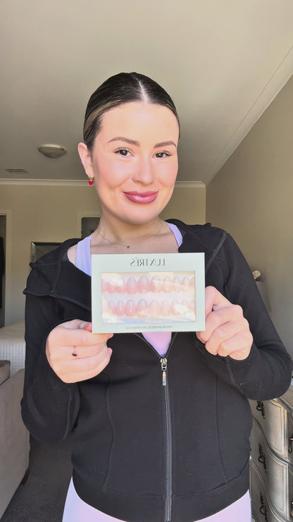 Ombre Marshmallow in Short Round